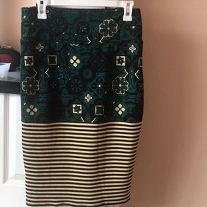 Colorful pencil skirt